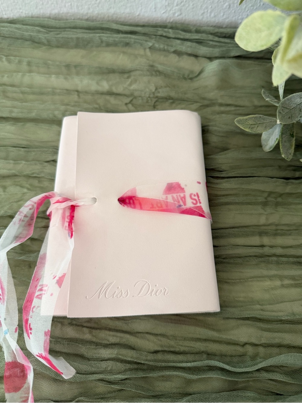 Limited Edition Miss Dior Pink Leatherette Notebook